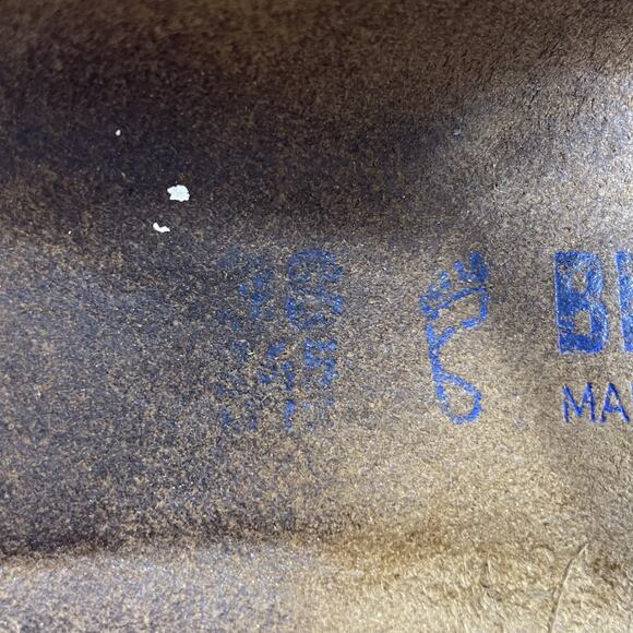 Birkenstock Arizona Slide Sandals Women Size 38 US 7-7.5 Gray Leather Soft FB - Picture 10 of 10